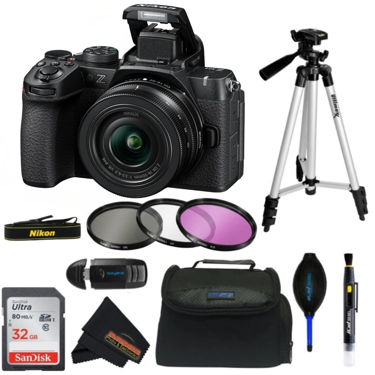 Nikon Z50 II Mirrorless - Kit con NIKKOR Z DX 16-50mm + 50-250mm (Renewed) 1786