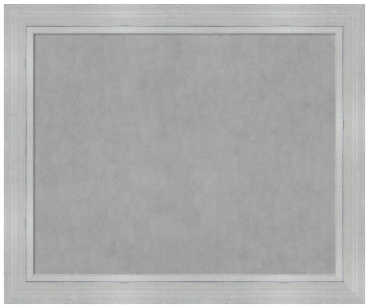 Amanti Art tablero magnético con marco Romano Silver 47 x 39 pulgadas 28583901222