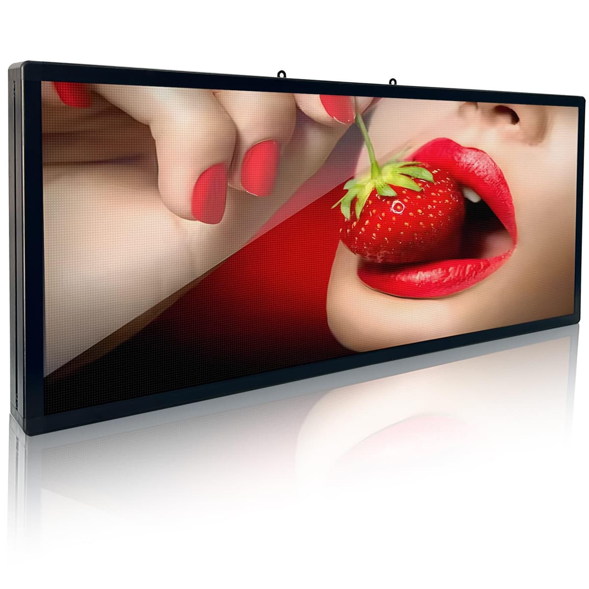 JINBLIZZARD P3 Programmable Scrolling Custom LED Sign 40"x18' para exteriores, WiFi, control remoto, cartel electrónico JBS-P3-5×2