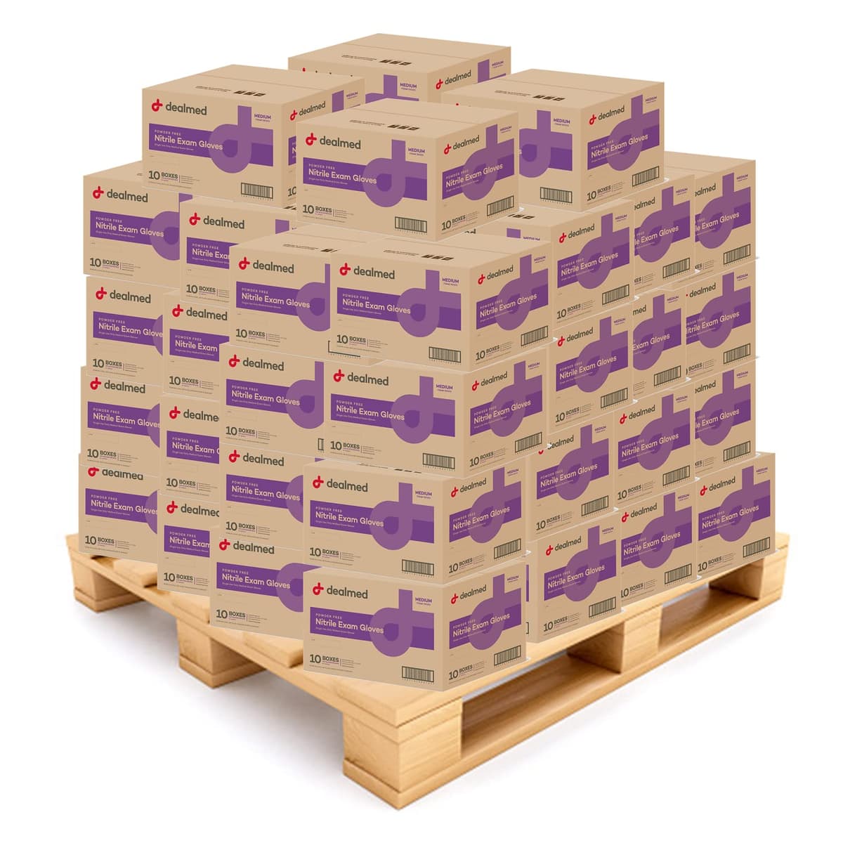Guantes Nitrilo Dealmed - Pallet Talle M (84 cajas) 787350