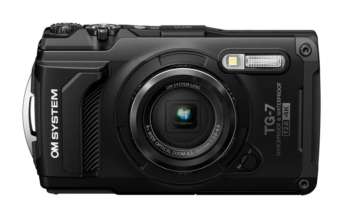 OM SYSTEM Tough TG-7 Cámara Digital Negra, resistente y con modos macro/submarino Black