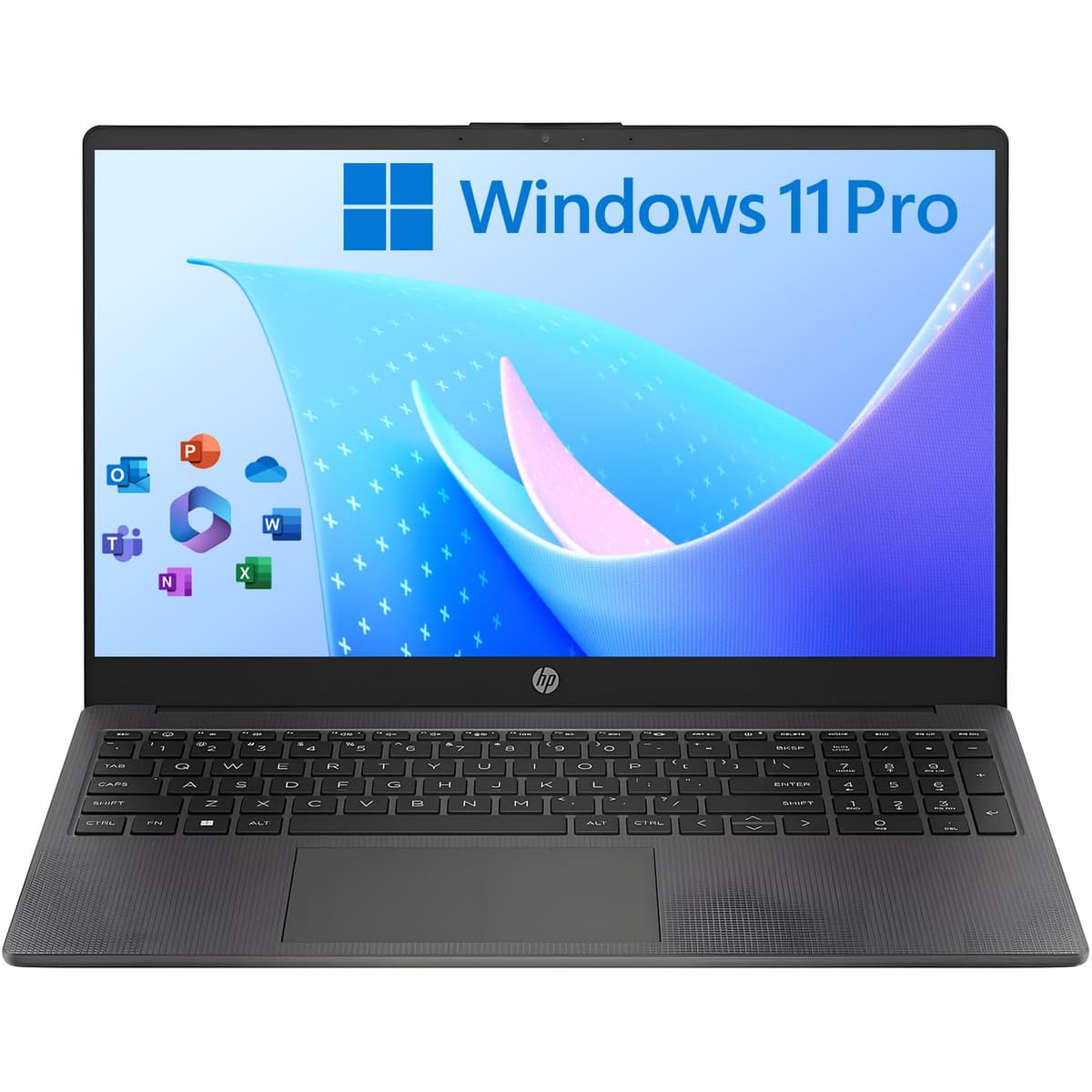 HP Nueva laptop de 15.6 pulgadas Edición 2025/2026, CPU AMD Ryzen 5 de alto rendimiento de 6 núcleos, 16 GB RAM, 1 TB SSD, Larga duración de batería, Diseño ultrasilencioso, Windows 11 Pro con Microsoft Office, Sin mouse G10