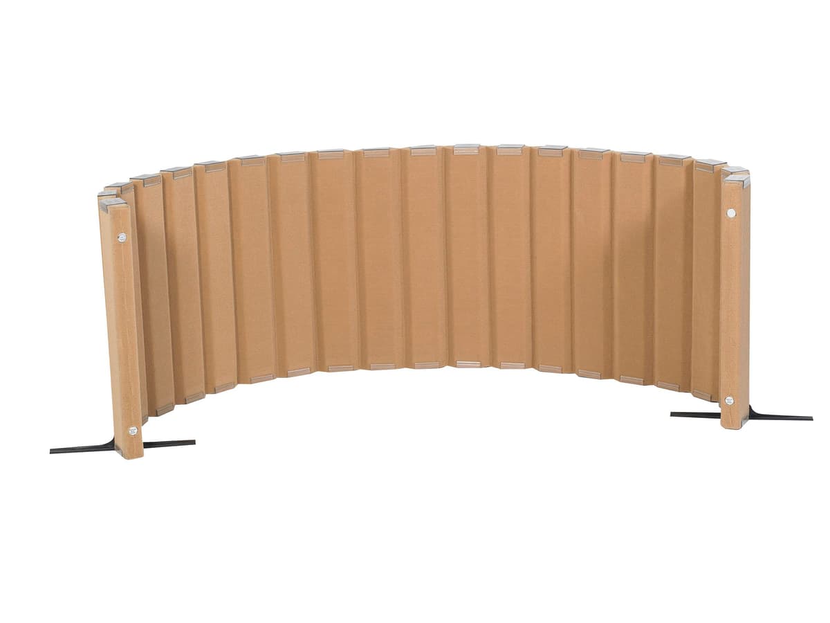 Angeles Children’s Factory Divider 30" x 10' Panel Divisor Acústico Freestanding, Natural Tan AB8401NT