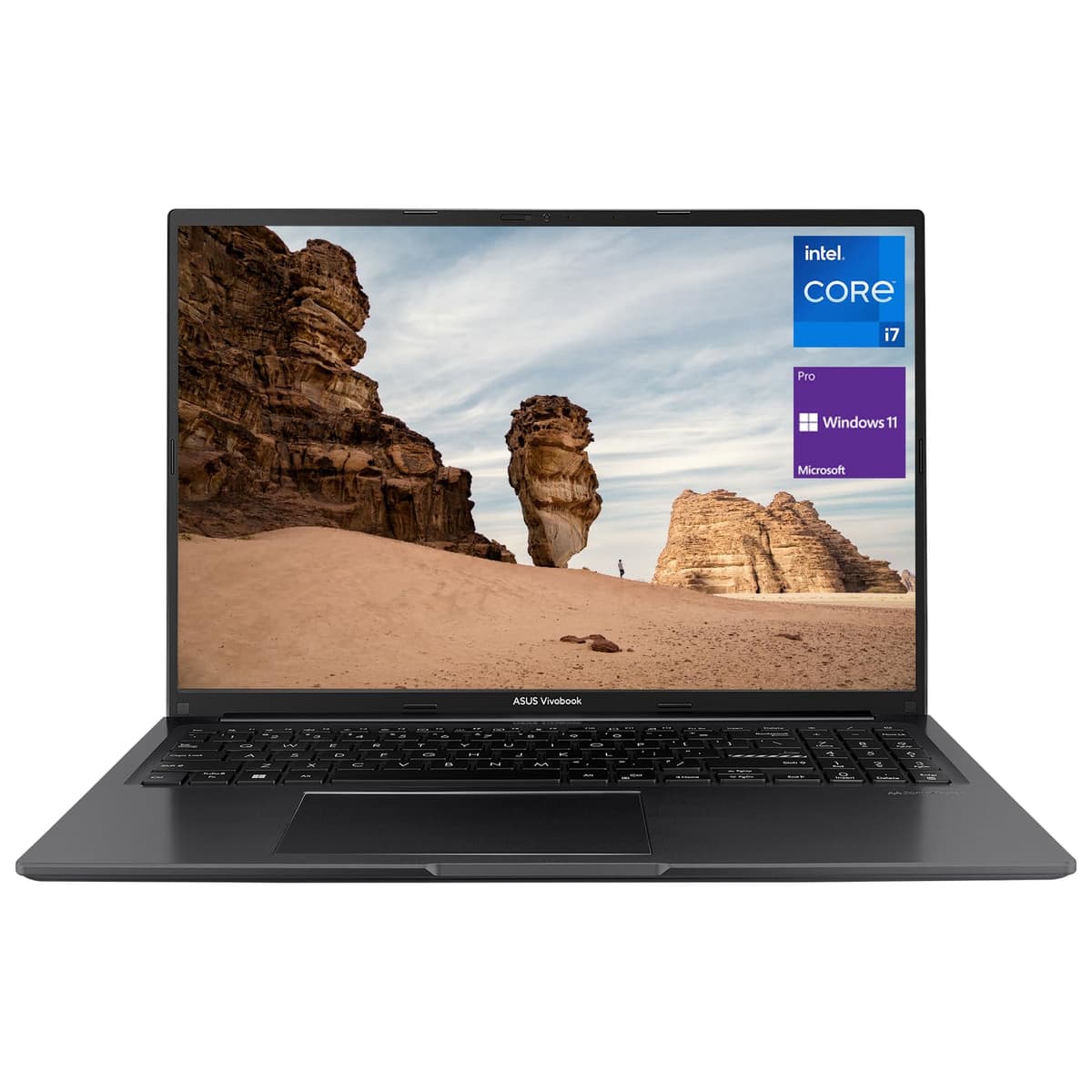 ASUS Vivobook 16 Laptop Empresarial, 16" FHD+ (1920 x 1200), Intel Core i7-1255U, 40 GB RAM, 1 TB SSD PCIe, Wi-Fi, Webcam 720p, HDMI, Windows 11 Pro, Negro F1605Z