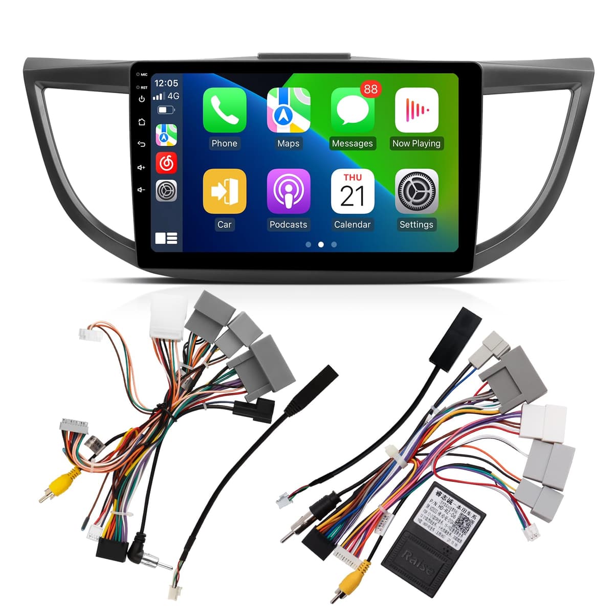 ViaBecs radio 10.2" Android 13.0 para Honda CRV 2012-2016 (CAN019-R + CAN020-R Harness) CAN019-R+CAN020-R for CRV 12-16