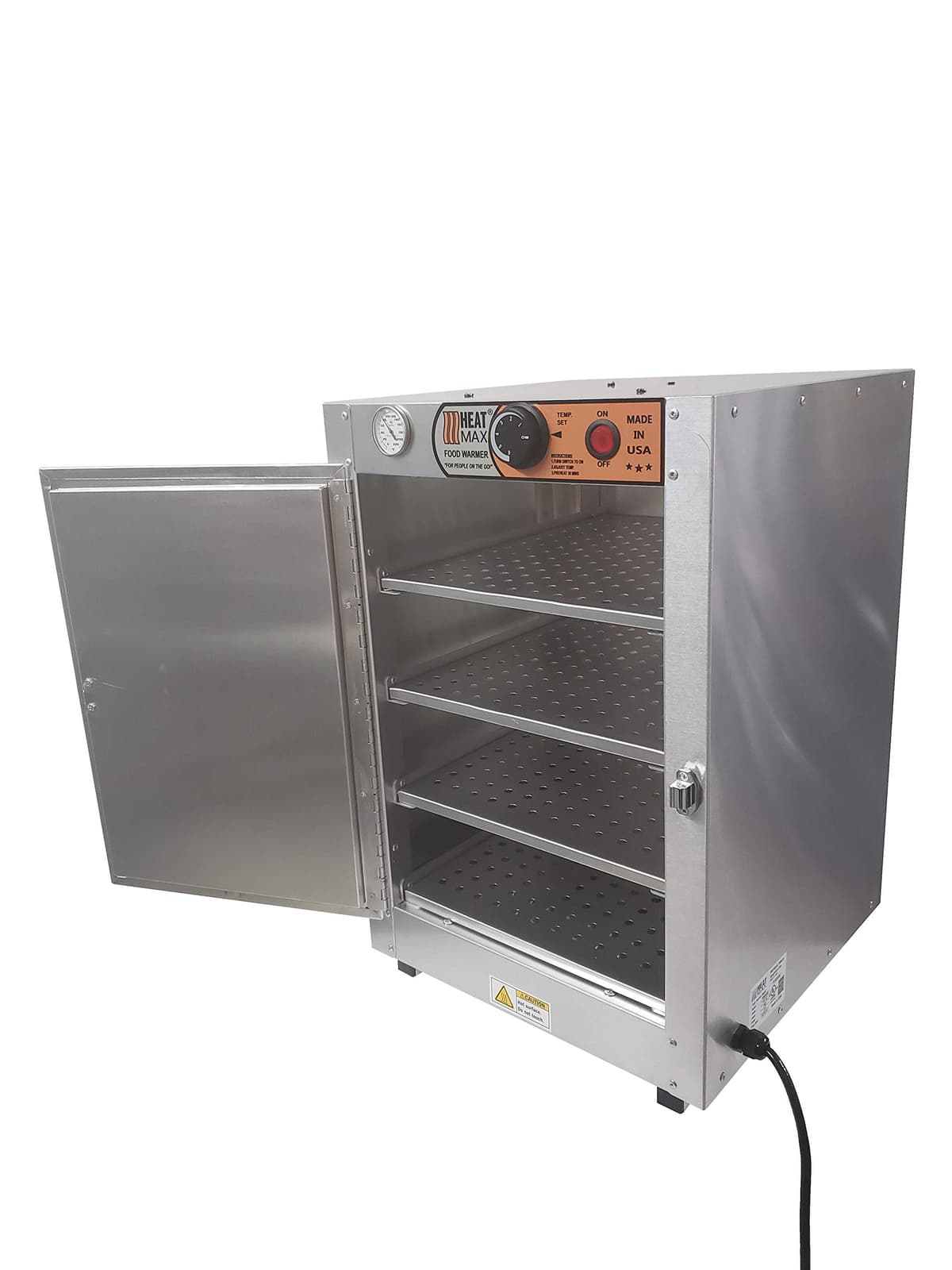 HeatMax HM161624HB Hot Box 16x16x24 calentador de alimentos portátil (Half-size pans)