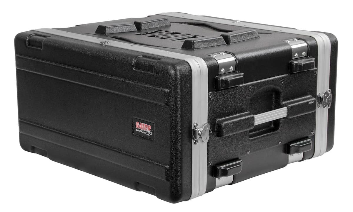 Gator Cases Lightweight Molded Shock Rack Case, 4U, 16.5" profundidad (G-SHOCK-4L)