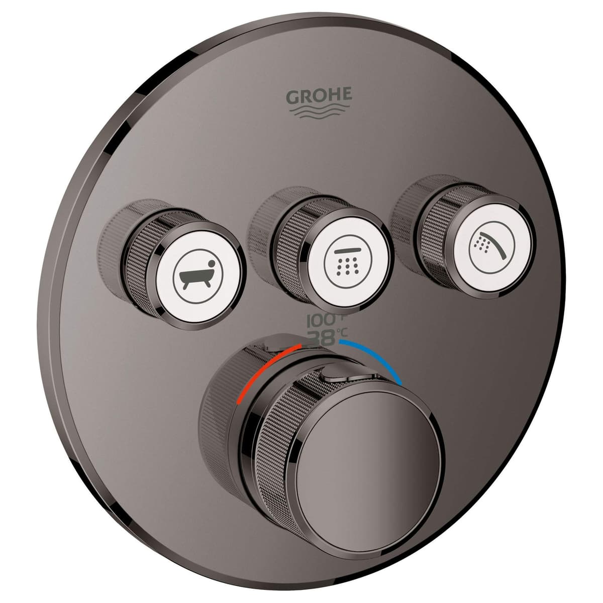 GROHE GROHTHERM SmartControl - Plato triple de válvulas termostáticas 29138A00