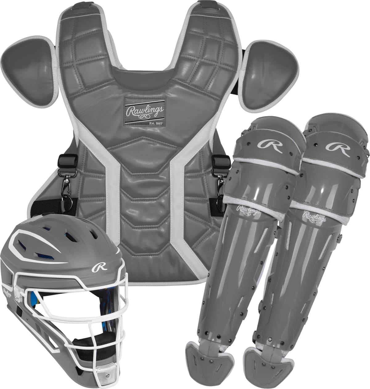 Rawlings MACH PRO Series Set de Receptor de Béisbol | Large / Adult | Graphite / White R00713757