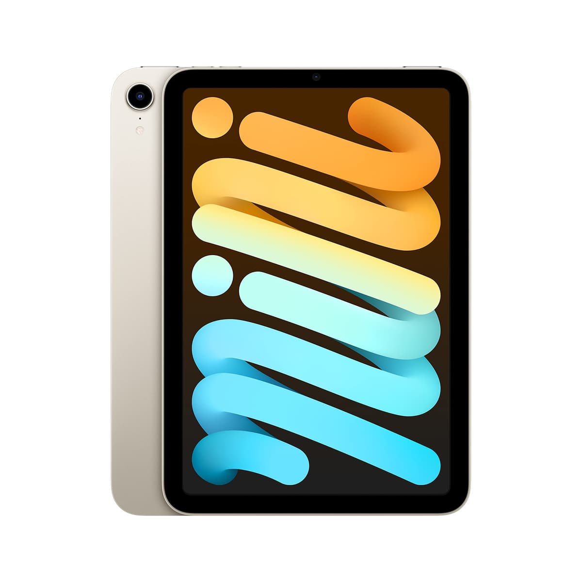 Apple iPad mini (6.ª generación): A15 Bionic, pantalla Liquid Retina de 8,3 pulgadas, 256 GB, Wi-Fi 6, cámara frontal de 12 MP/trasera de 12 MP, Touch ID, batería de larga duración - Starlight MK7V3LL/A