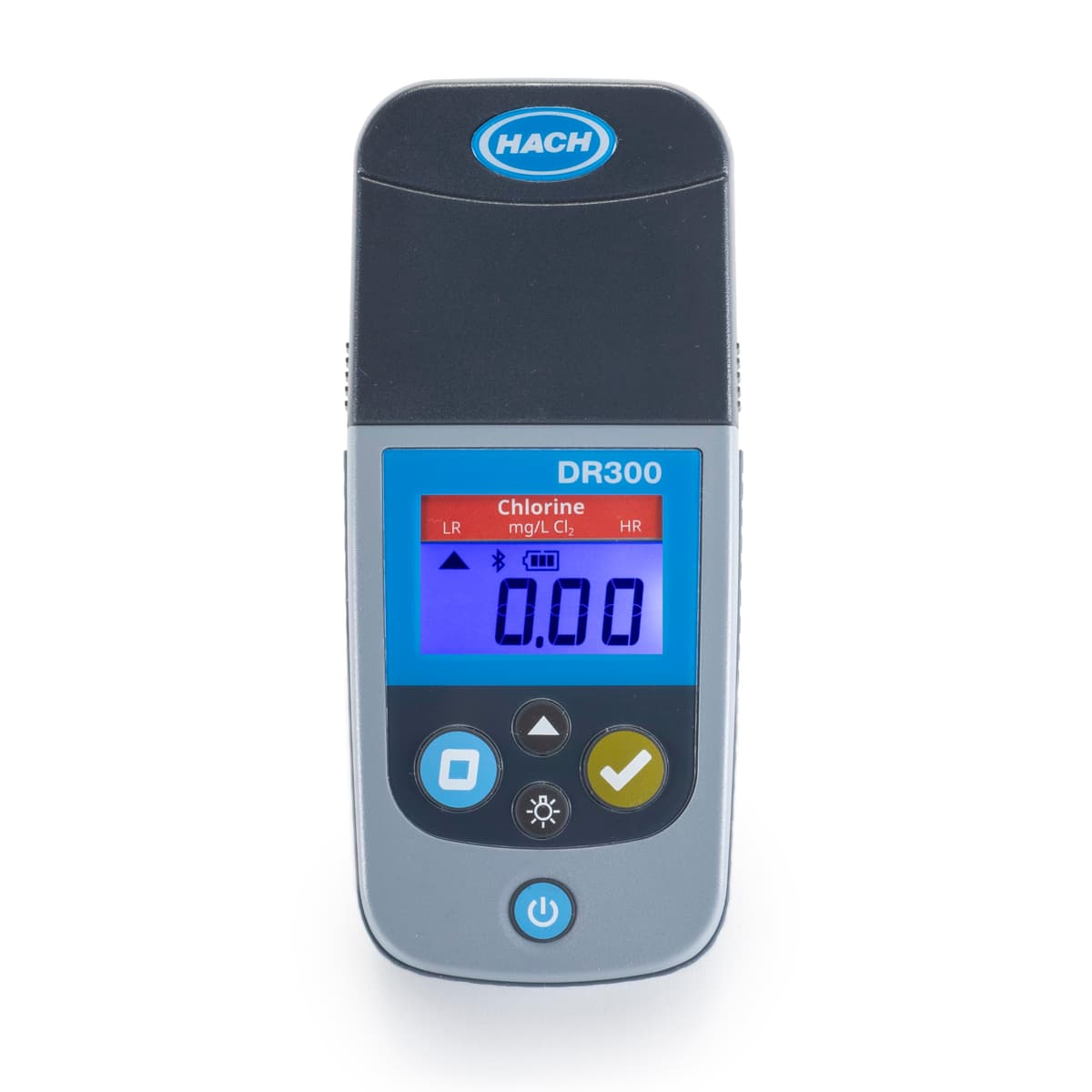 Hach DR300 Pocket Colorimeter para Cloro libre y total, LR/HR, resistente e IP67, con estuche (LPV445.97.00110)