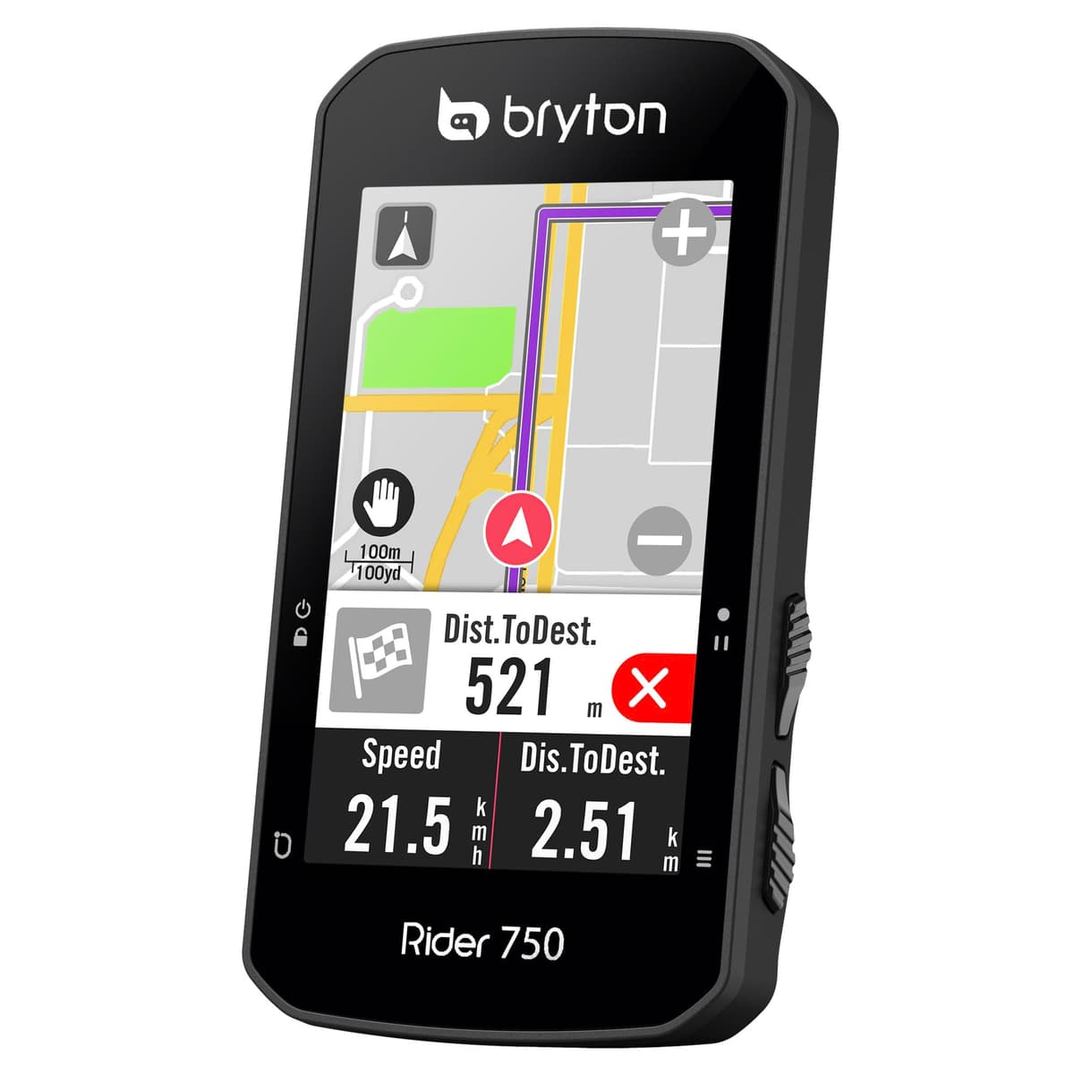 Bryton Rider 750E Computadora de Bicicleta GPS, Negro BR750E