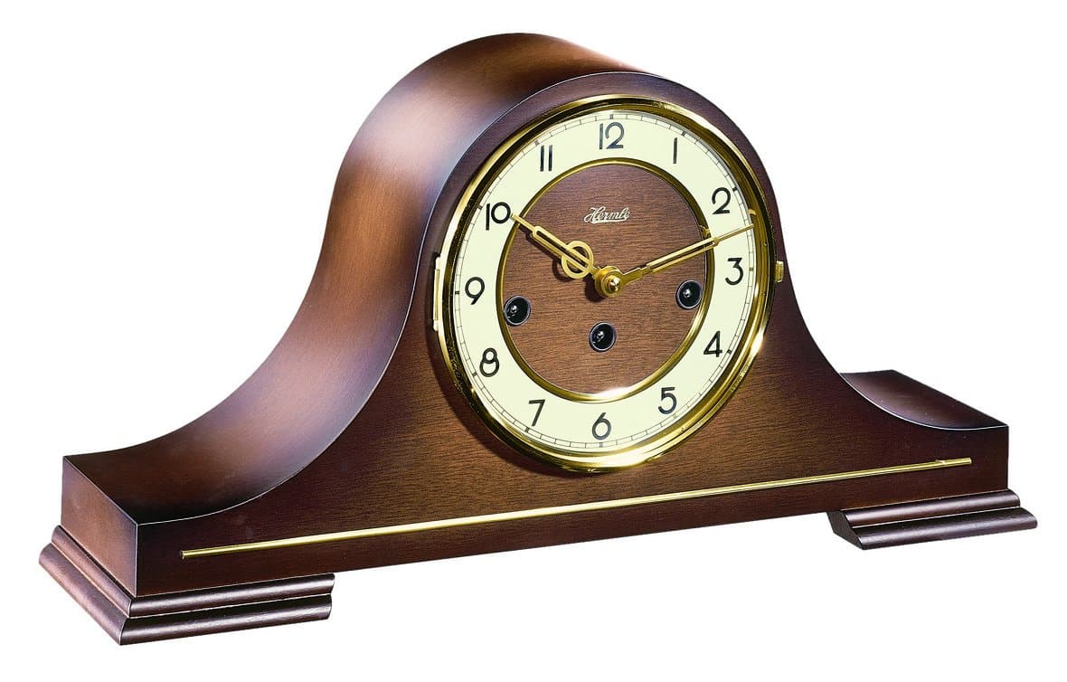 Hermle Tambour - reloj de sobremesa mecánico en nogal con carillón Westminster 21092-030340