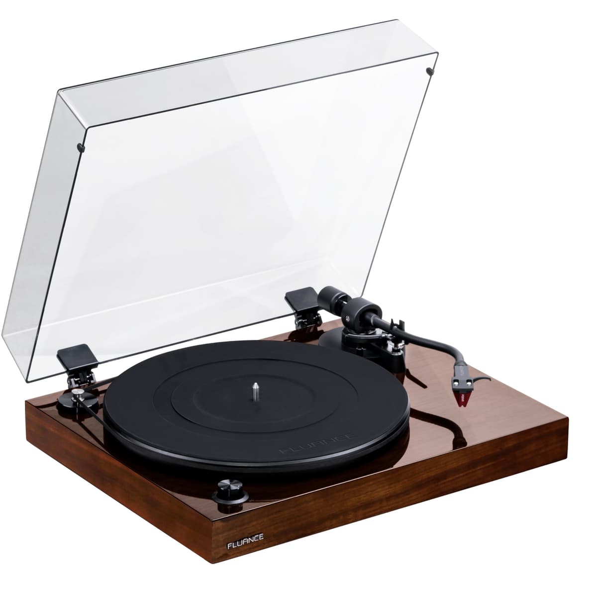 Fluance RT83 Reproductor de vinilo Reference High Fidelity con cápsula Ortofon 2M Red - Walnut RT83WUK