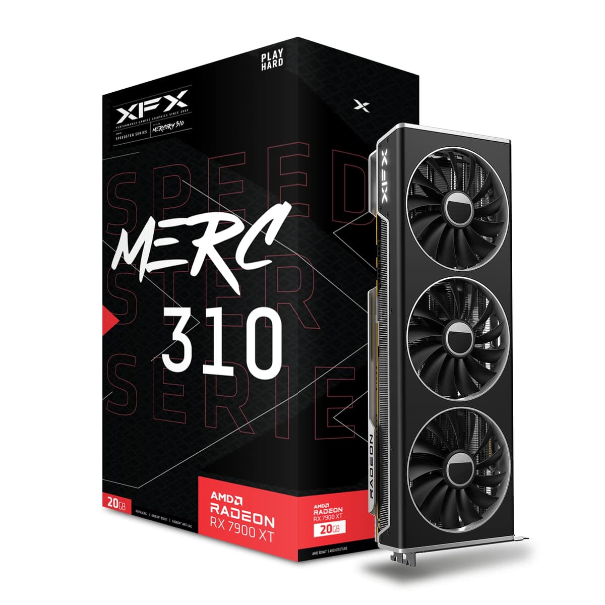 XFX Speedster MERC310 AMD Radeon RX 7900 XT 20GB RX-79TMERCB9