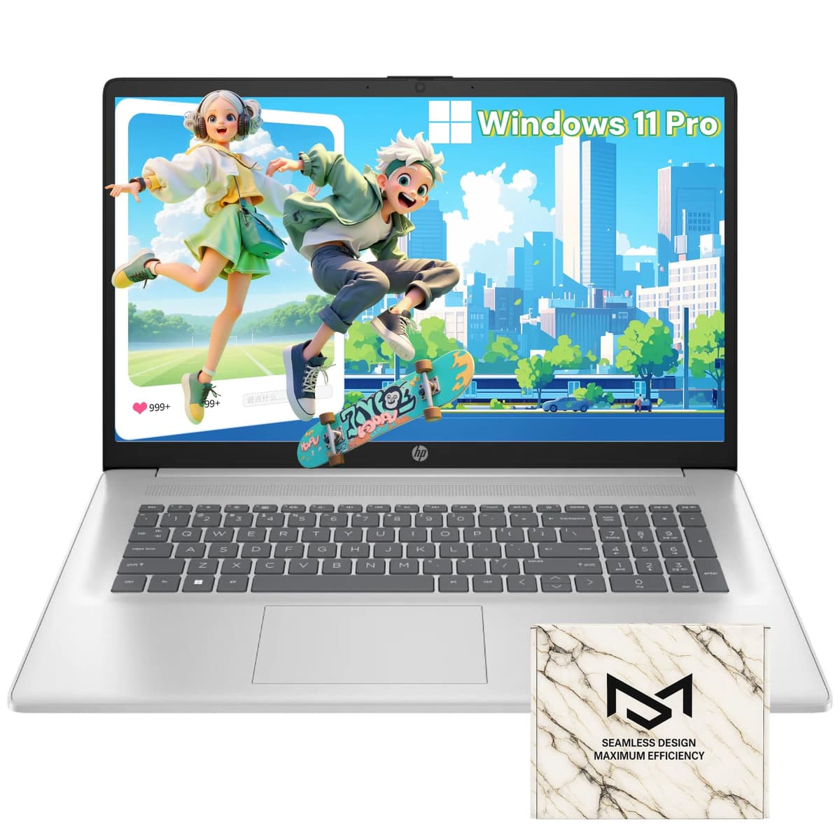 HP Flagship 17 17.3" HD+ i5-1334U 32GB RAM 1TB SSD Backlit Windows 11 Pro + Office HP 17 Laptop