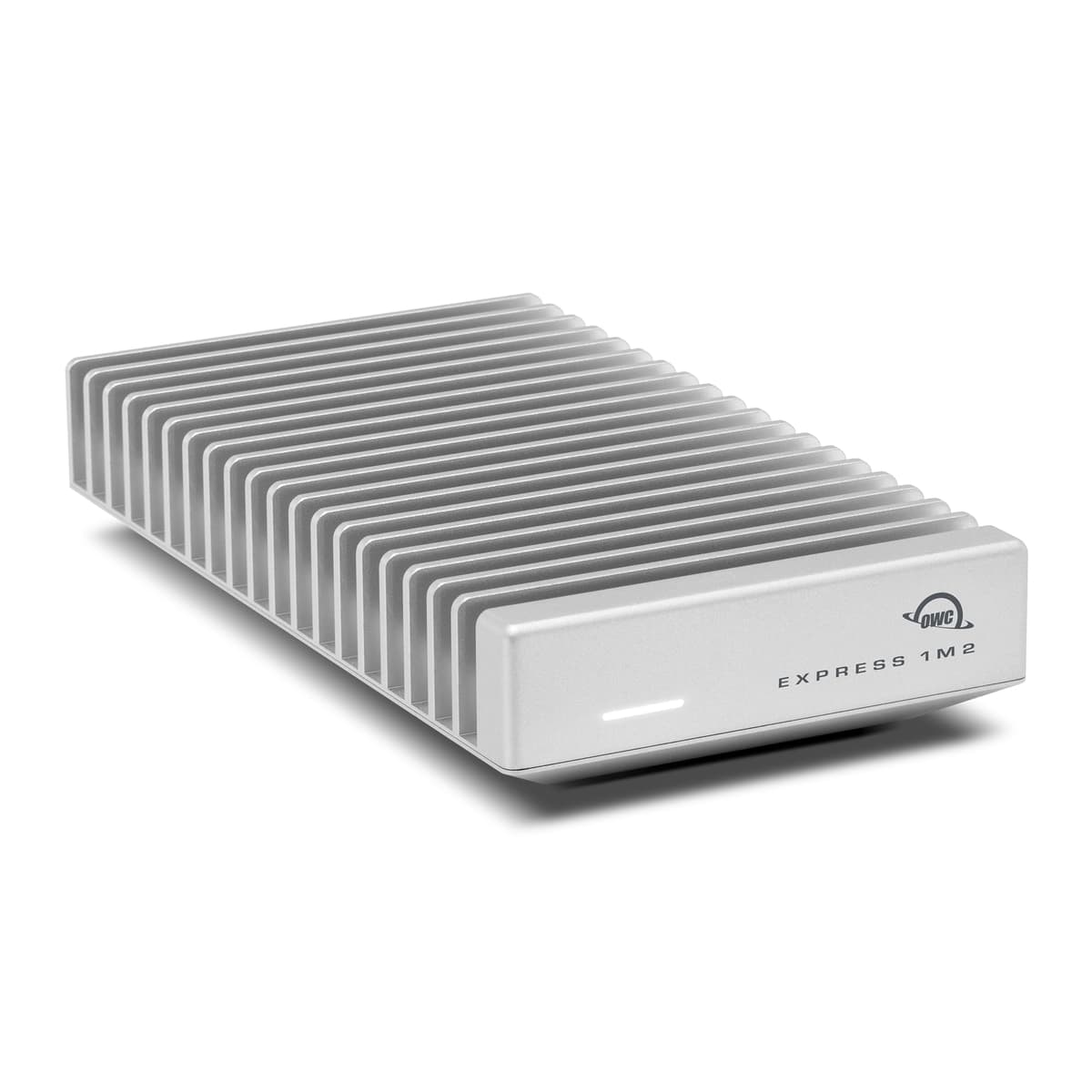 OWC SSD NVMe portátil Express 1M2 2TB 80 Gb/s USB4 (compatible con Thunderbolt/USB-C) con disipador de aluminio OWCUS4V2EXP1M2-VAR