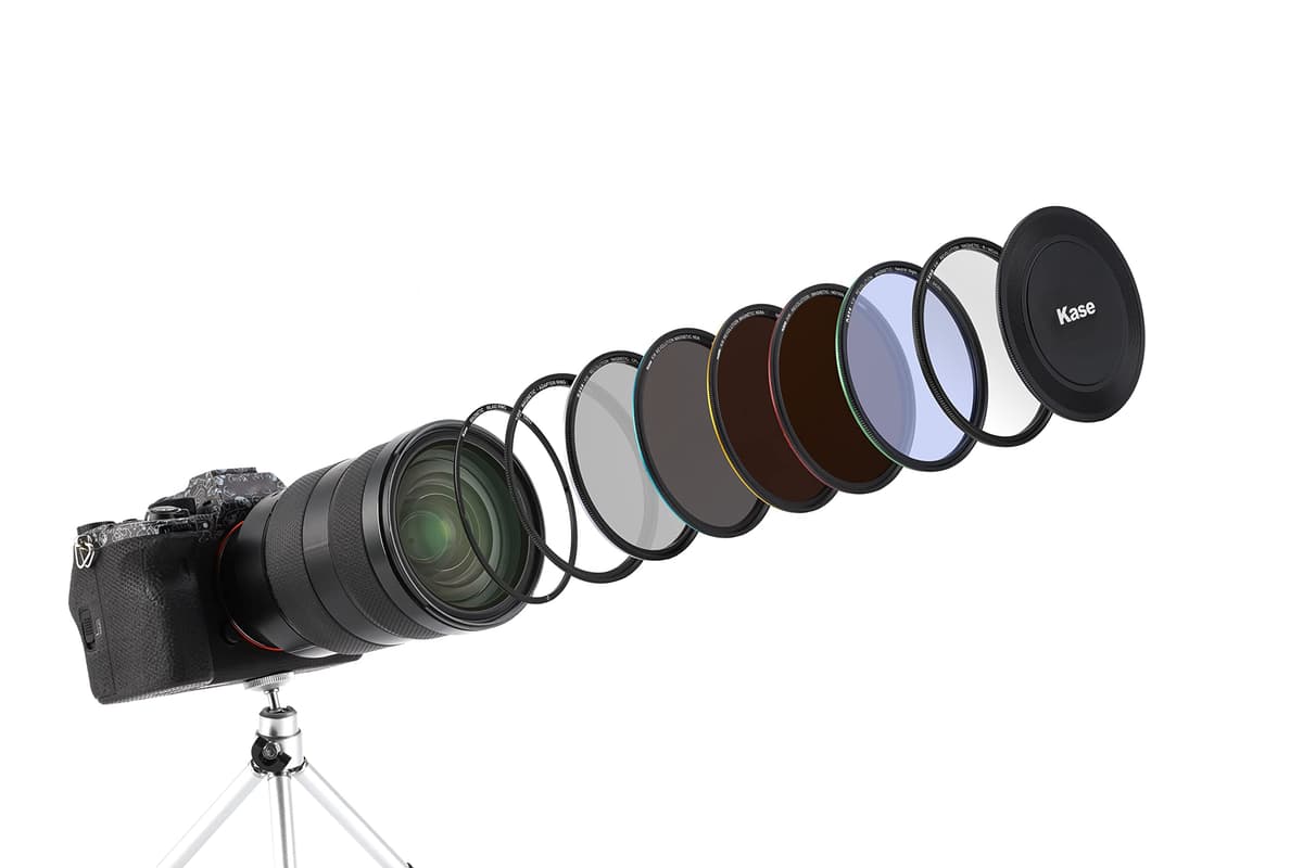 Kase Wolverine Revolution Mega Kit de Filtros 112mm Magnético con CPL ND8 ND64 ND1000 R-MCUV y Estuche KW-Revolution-Mega