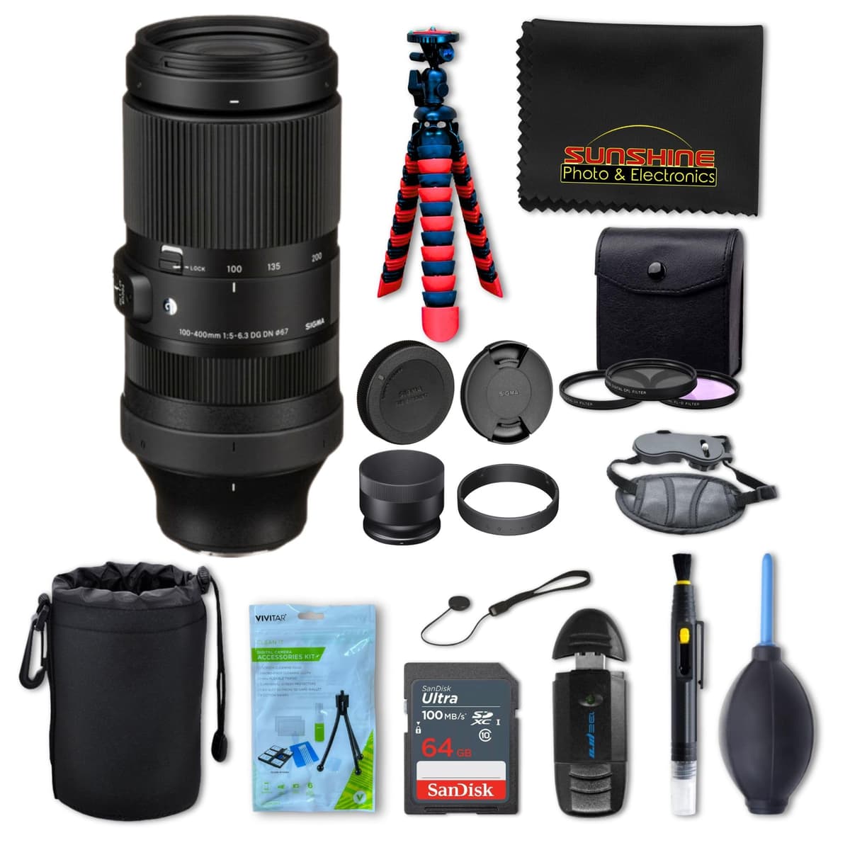 Sigma 100-400mm f/5-6.3 DG DN OS Contemporary para Sony E (SIG-100400MM563SONY)