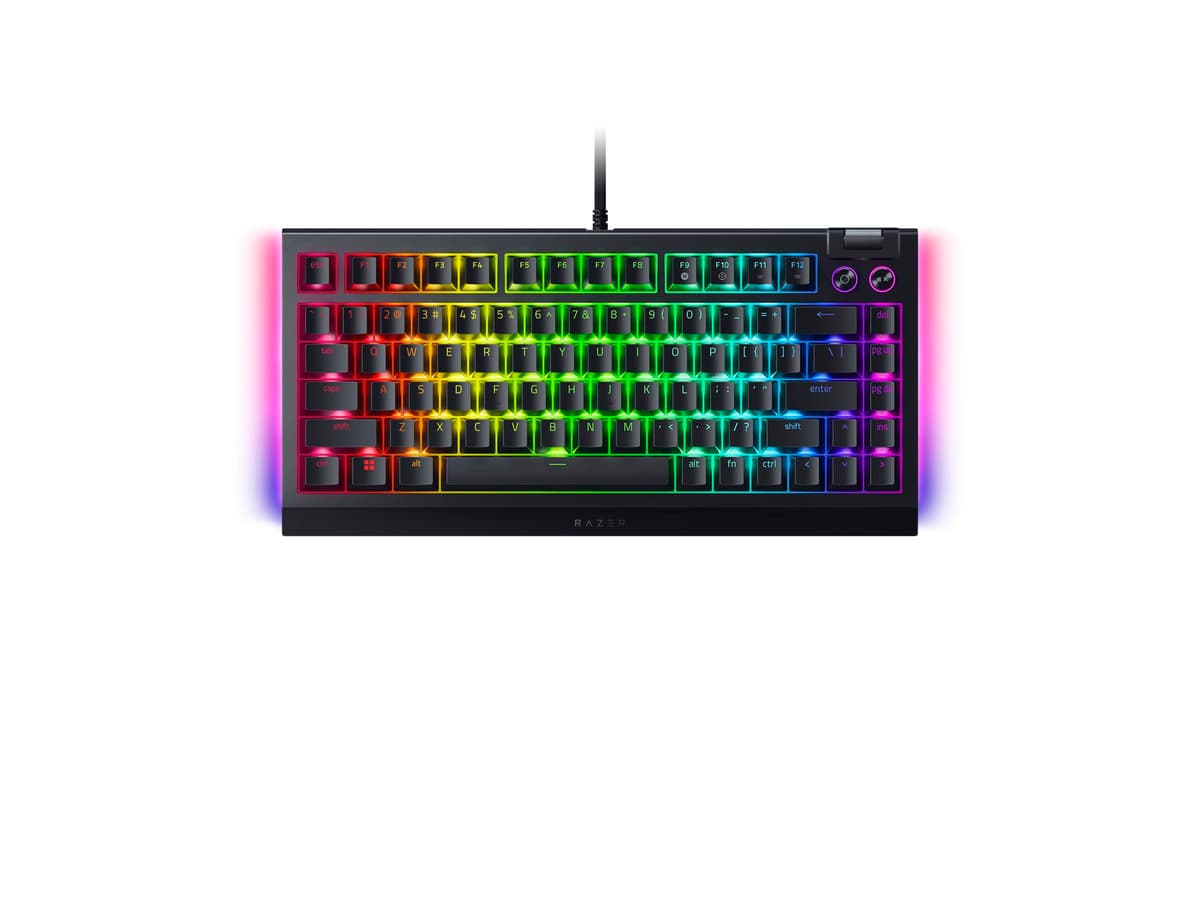 Razer BlackWidow V4 Teclado Gaming USB QWERTY Inglés (EE. UU.) Negro, W128900826 (USB QWERTY Inglés EE. UU. Negro) 8886419349563