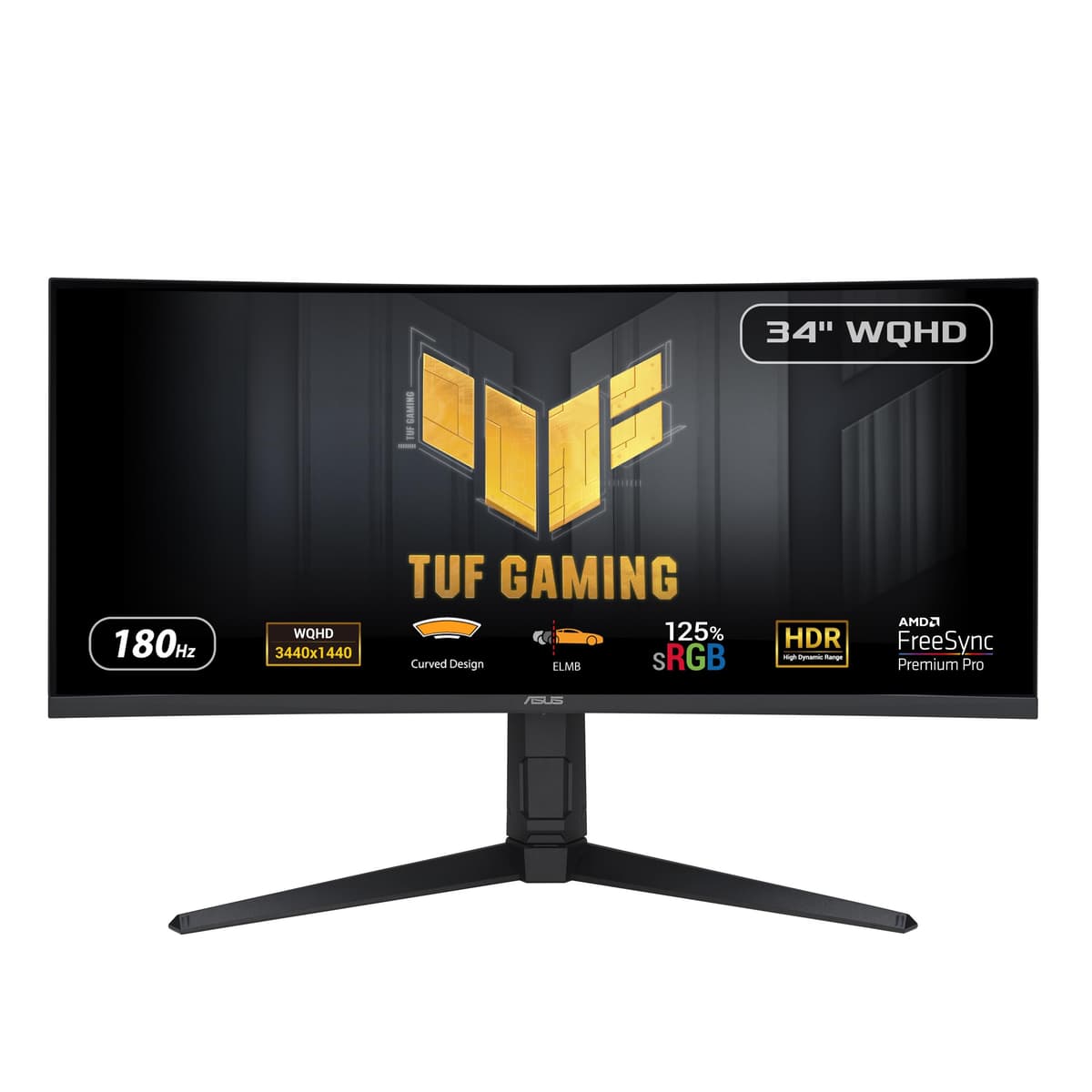 ASUS TUF Gaming VG34VQL3A - Monitor 34" Curvo QHD 180Hz 1ms 1500R