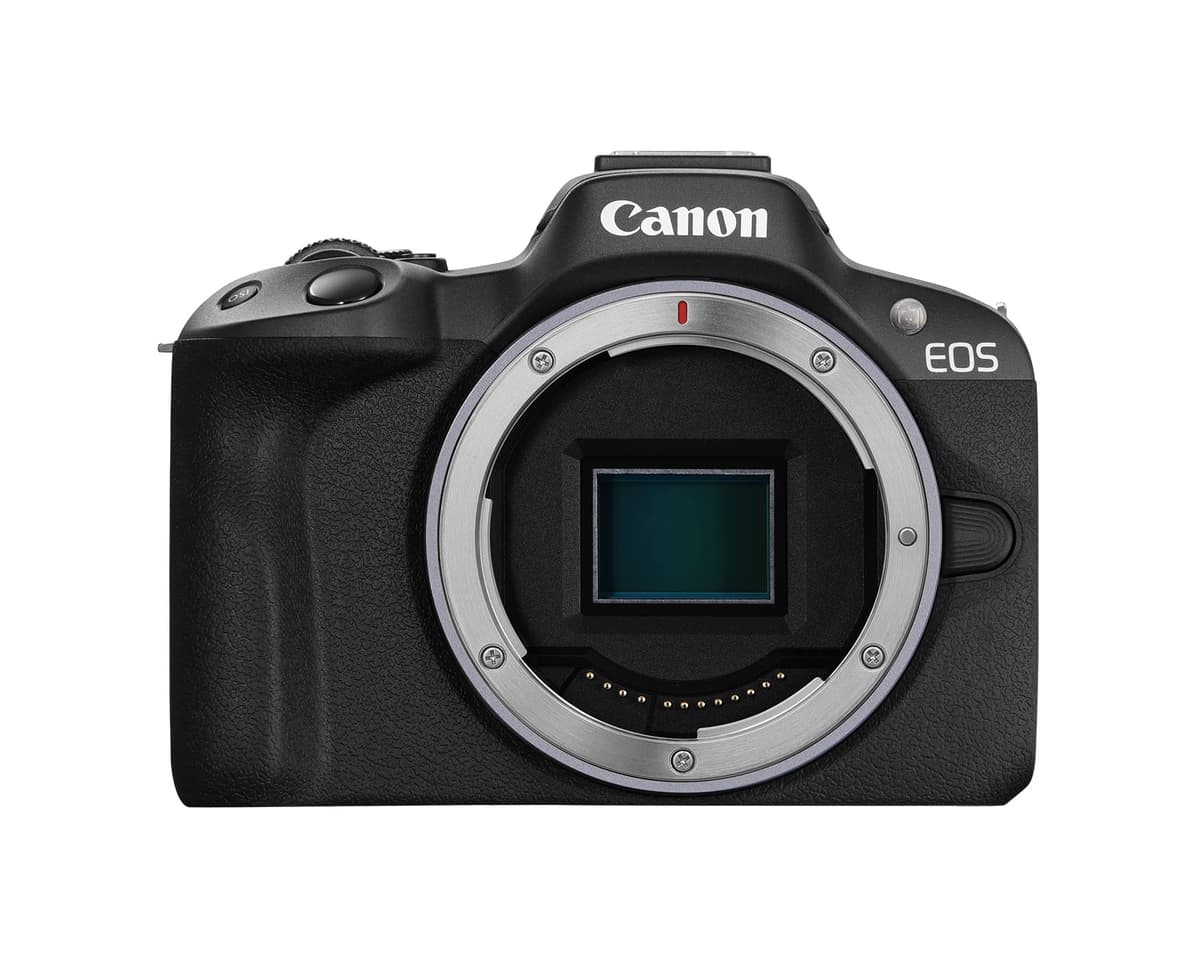 Cámara sin espejo Canon EOS R50 para vlogging (solo cuerpo/negra) (renovada) 5811C002