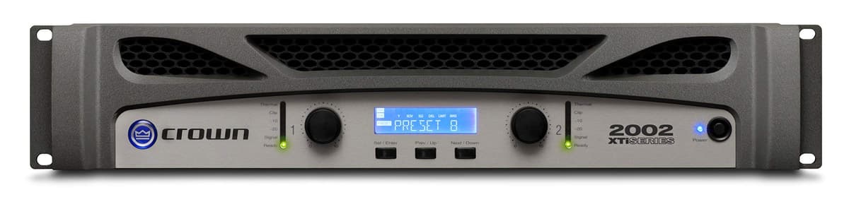 Crown XTi2002 Amplificador estéreo 2 canales 800W a 4Ω (reacondicionado) XTI2002-U-US-cr