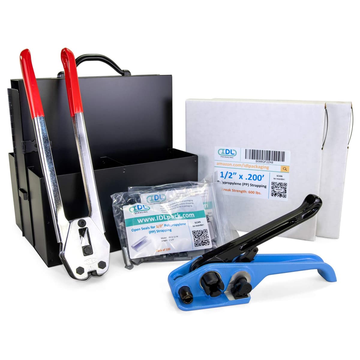 IDL Packaging Kit Polipropileno 1/2" x 400' (PP.600.400-D) - 600 lbs