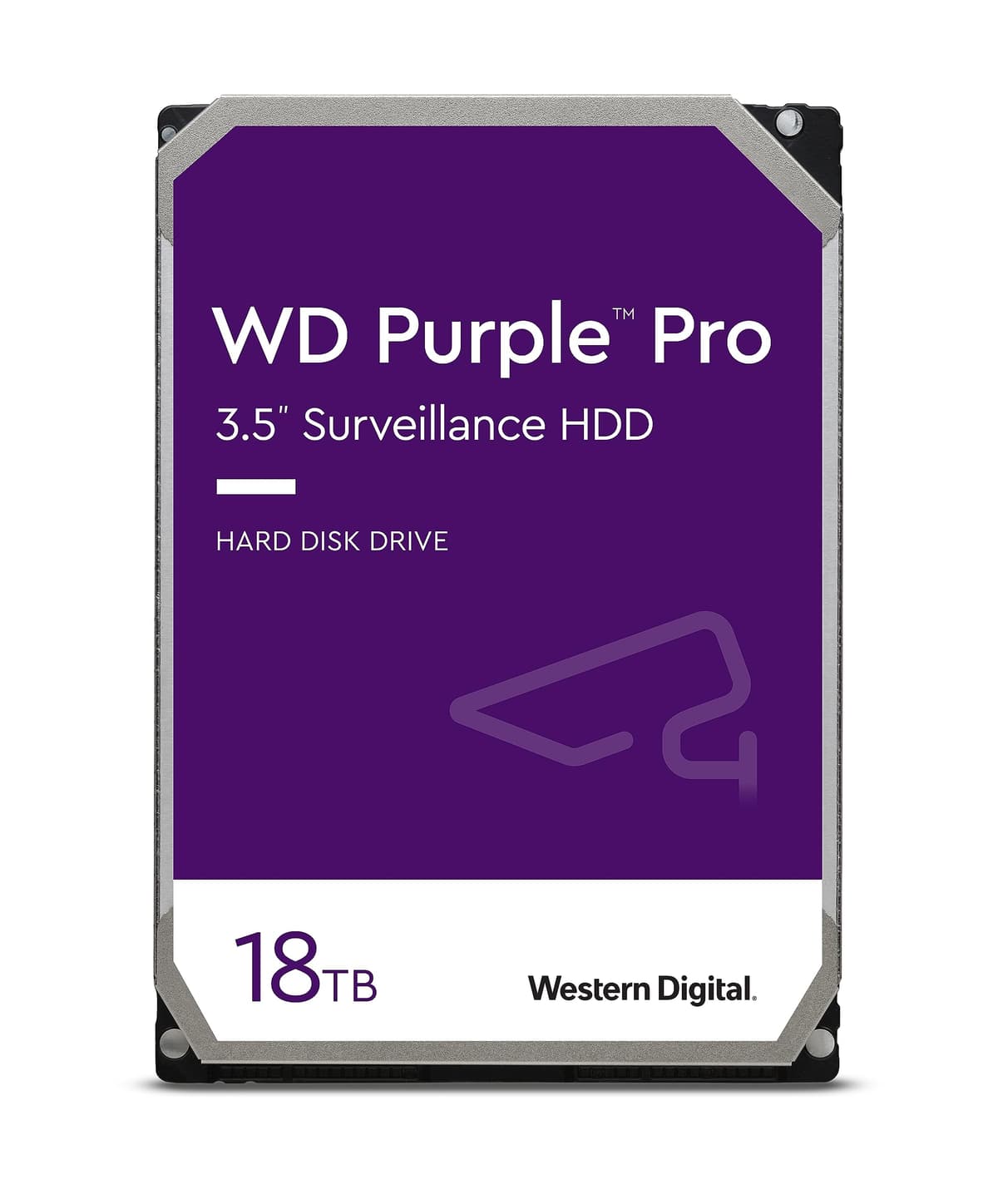 Western Digital 18 TB WD Purple Pro Disco Duro Interno para Vigilancia - SATA 6 Gb/s, 512 MB Caché, 3.5" - WD181PURP