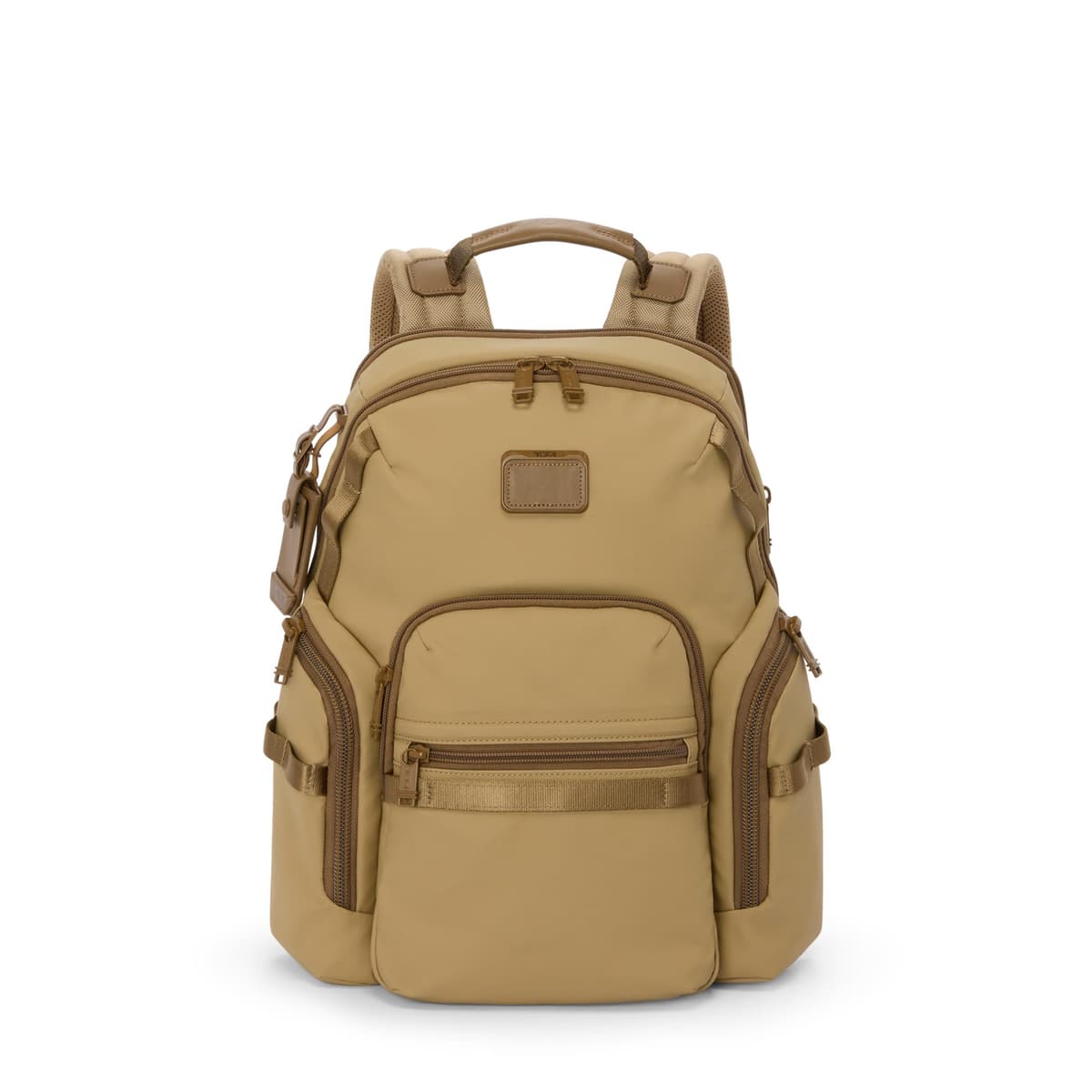 TUMI - Mochila Alpha Bravo Navigation - Bolso diario para viajes y transporte - Para laptop hasta 15" - 16.0" x 14.0" x 7.3" - Caqui 159067-1475
