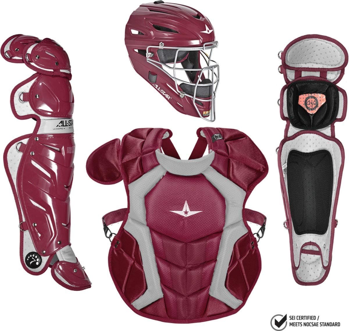 All-Star CKCCPRO1MA Kit de Receptor Profesional Certificado NOCSAE MA