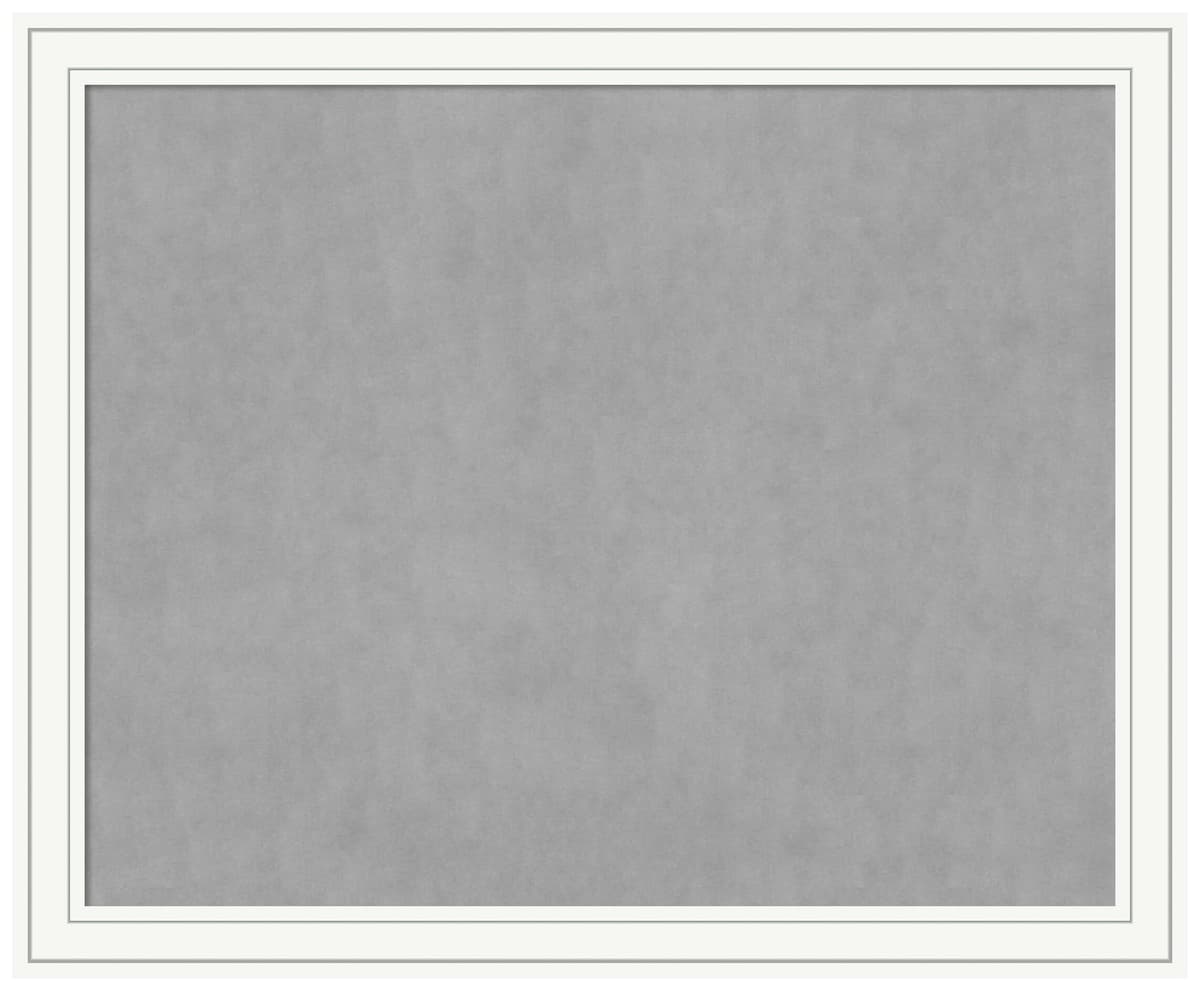 Amanti Art Pizarra magnética enmarcada Craftsman White 45 x 37 pulgadas 28588198578