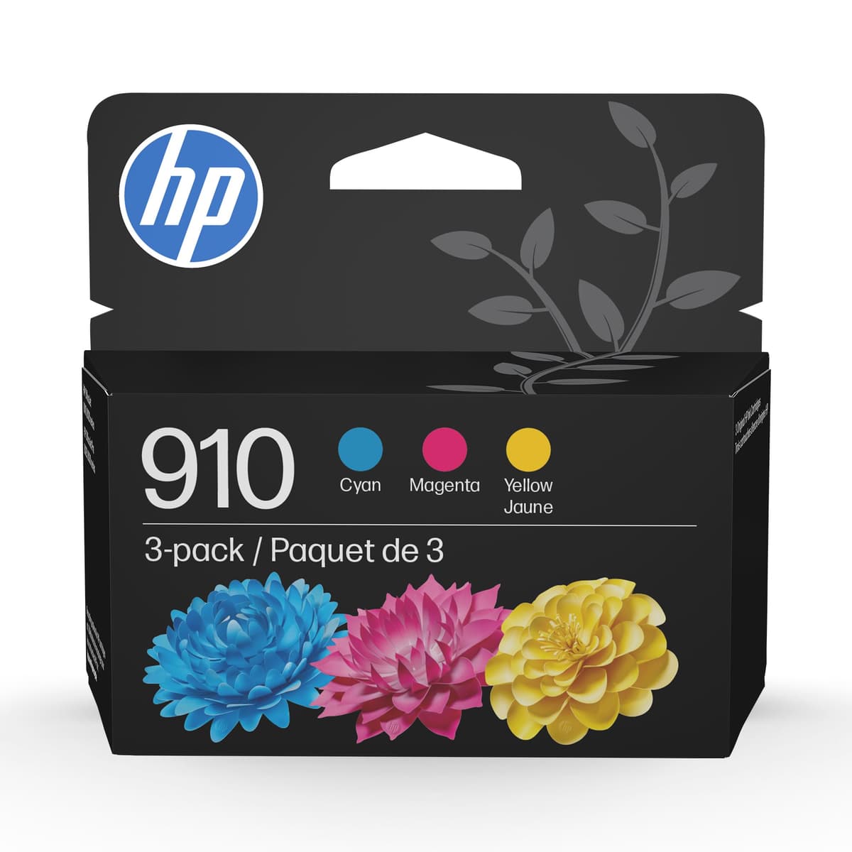 HP 910 Tinta Cian, Magenta y Amarillo Cartuchos para Impresoras (Paquete de 3) | Compatible con Series de Impresoras: OfficeJet 8010, 8020, OfficeJet Pro 8020, 8030 | Elegible para Instant Ink | 3YN97AN, Paquete de 24 3YN97AN#140