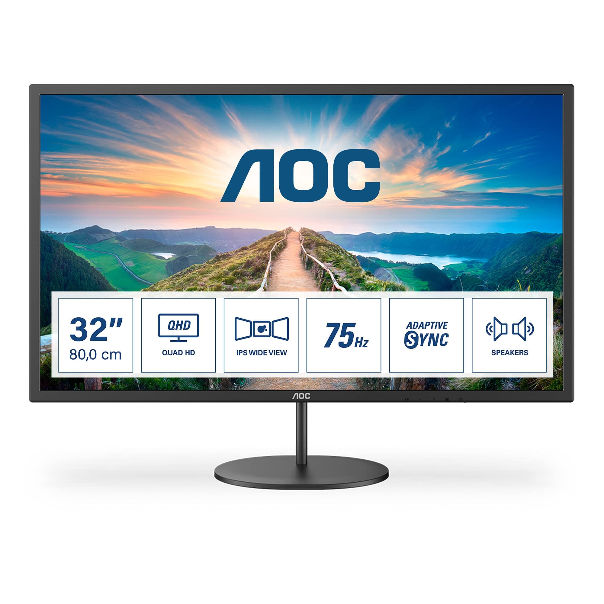 AOC Q32V4 - Monitor LED 32" QHD IPS 75 Hz