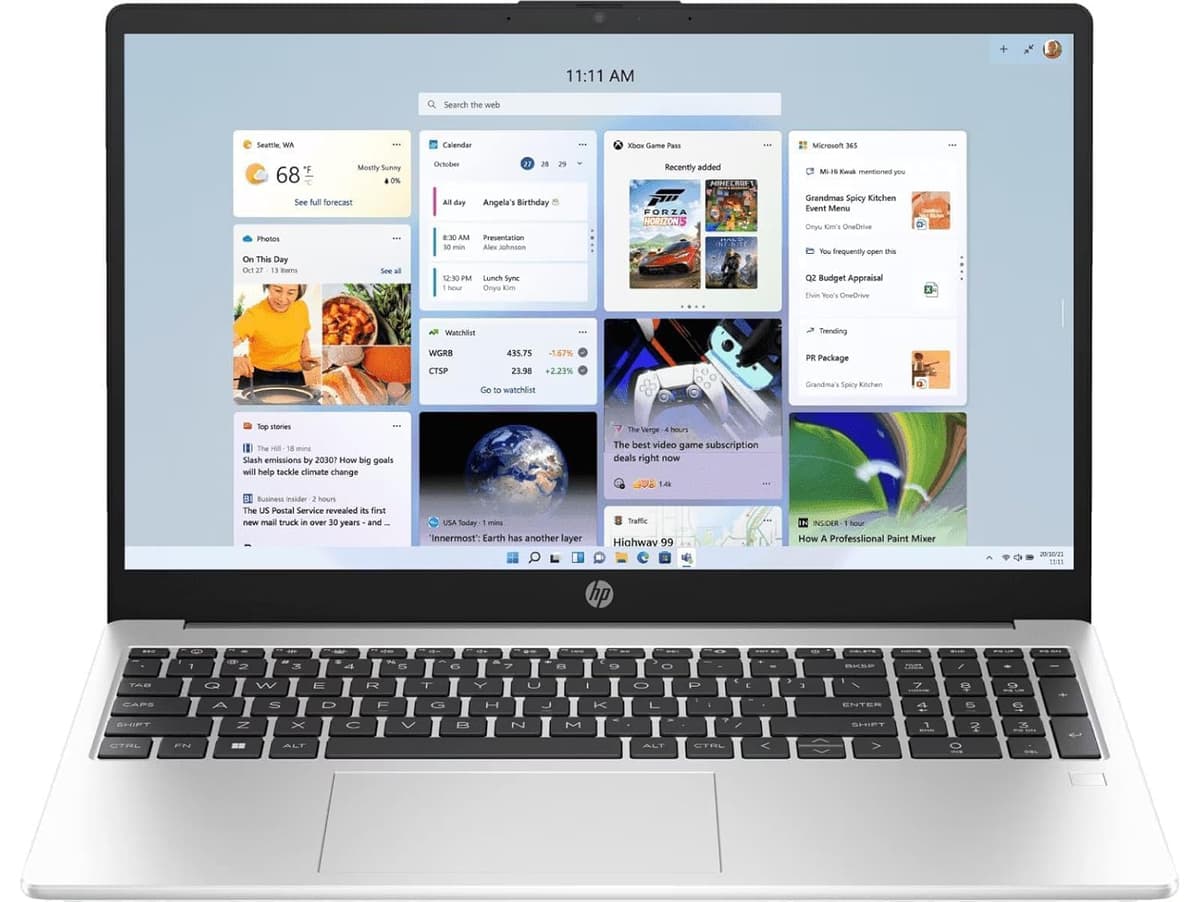 HP 255 G10 Portable para Hogar o Trabajo, 16 GB RAM, 512 GB SSD, 15.6" Full HD, Ryzen 3 7330U (Mejor que Intel i5-1135G7), HDMI, USB-C, Windows 11 Pro, Listo para Negocios y Entretenimiento