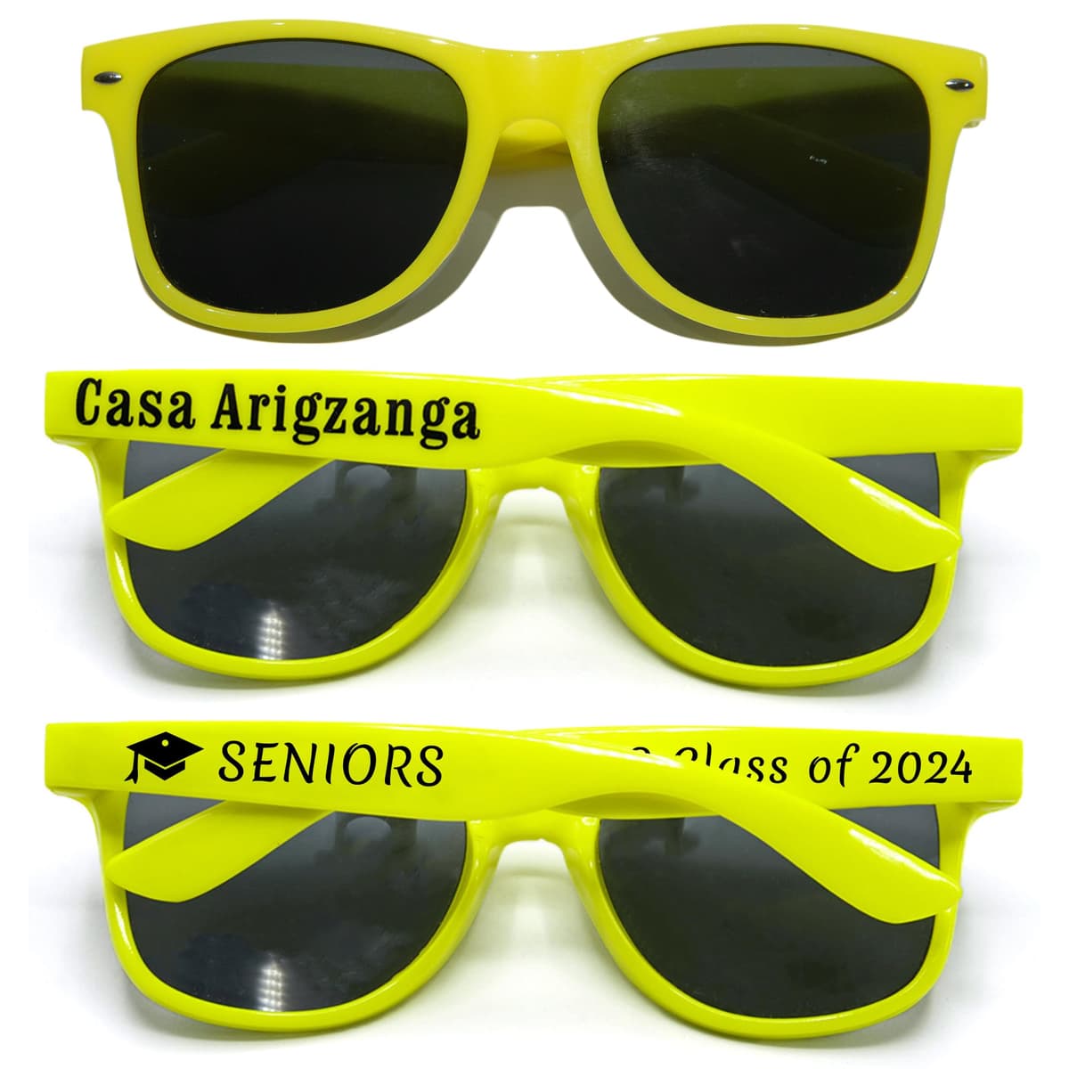 GZLDGIFTS 350PC Gafas personalizables para regalos de fiesta - Lemon