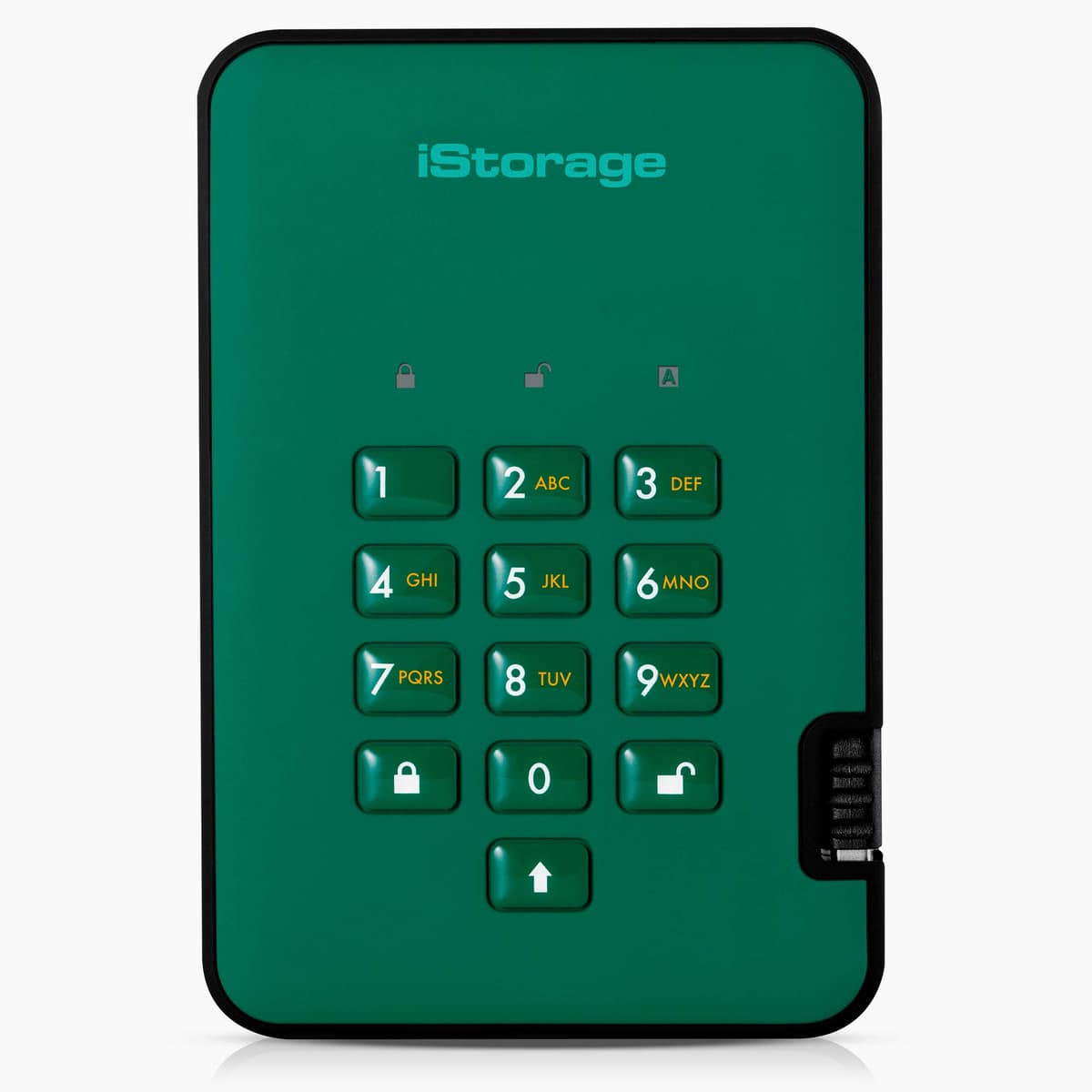 iStorage diskAshur2 SSD 16TB Verde IS-DA2-256-SSD-16000-GN