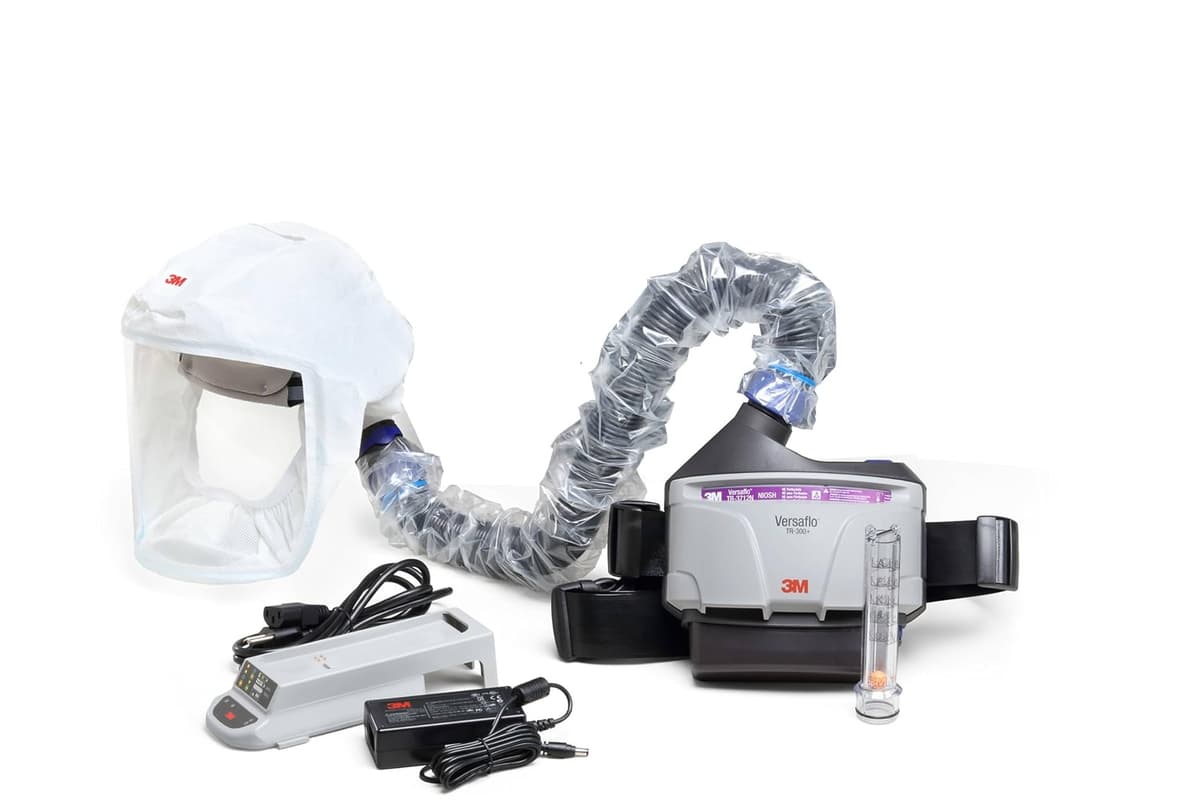 3M Versaflo PAPR TR-300N+ HKL Kit para Salud - Headcover M/L 94271-case