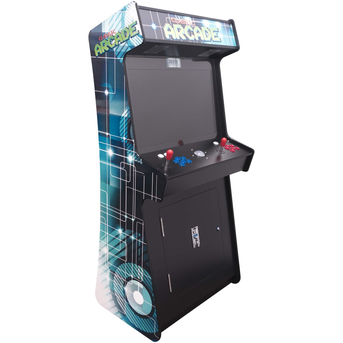 Creative Arcades Máquina Arcade Comercial Full Size 2 Jugadores con 3500 Juegos y Pantalla 32" 176135