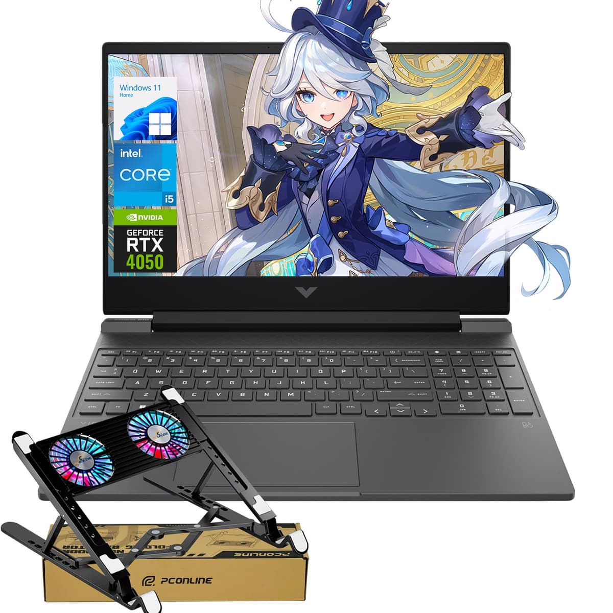 HP Victus 15 Intel i5-13420H, RTX 4050, 15.6" FHD 144Hz, 32GB RAM, 2TB SSD (Bundle enfriador) FA2701