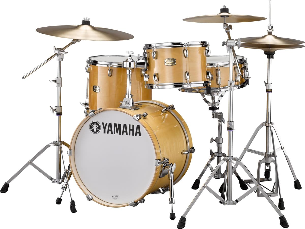 Yamaha Stage Custom Birch 3pc Bop Shell Pack - 18" Kick, Natural Wood SBP8F3NW