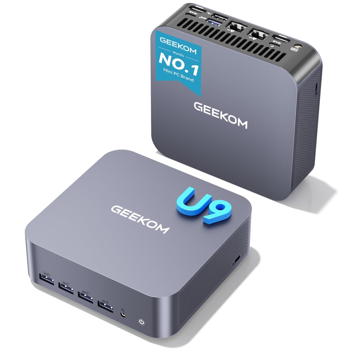 GEEKOM GT1 Mega AI Mini PC con Intel Ultra 9 185H, 16GB DDR5, 1TB NVMe, Windows 11 Pro