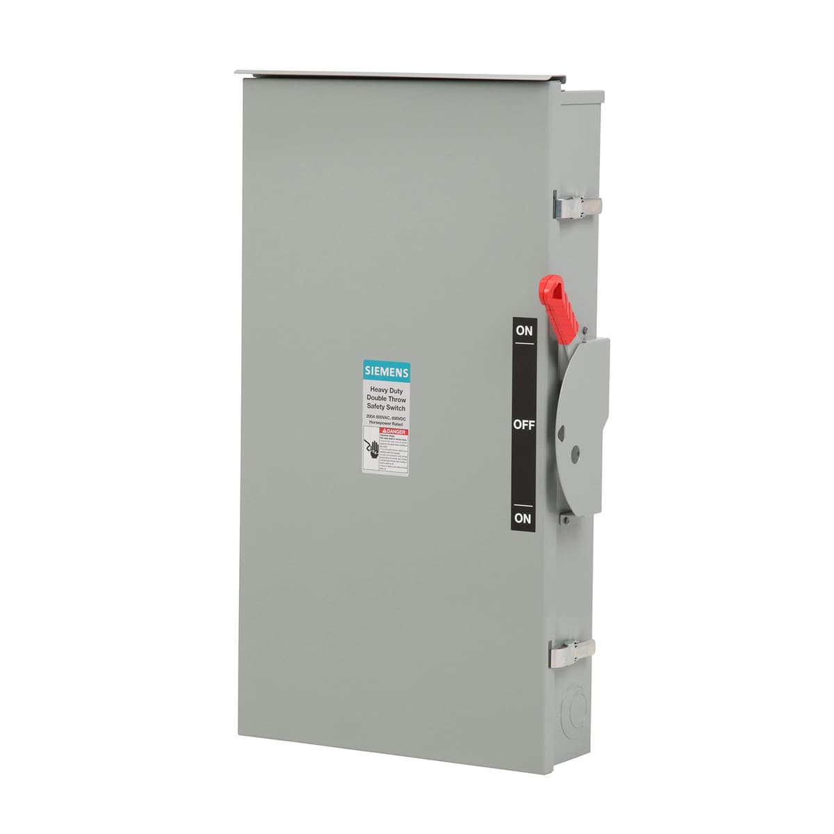 Siemens DTNF364R 200 Amp, 3 Pole, 600 V, 3 Wire, Non-Fused Double Throw Type 3R