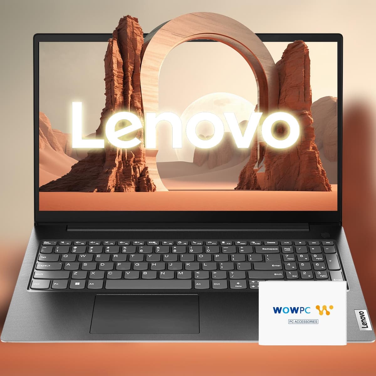 Laptop Lenovo Serie V15 • 16 GB RAM • 1.5 TB de almacenamiento (1 TB SSD + 512 GB externo) • Pantalla 15.6" FHD con baja emisión de luz azul • Procesador Intel • HDMI • Puerto Ethernet • Windows 11 Pro • con paquete WOWPC