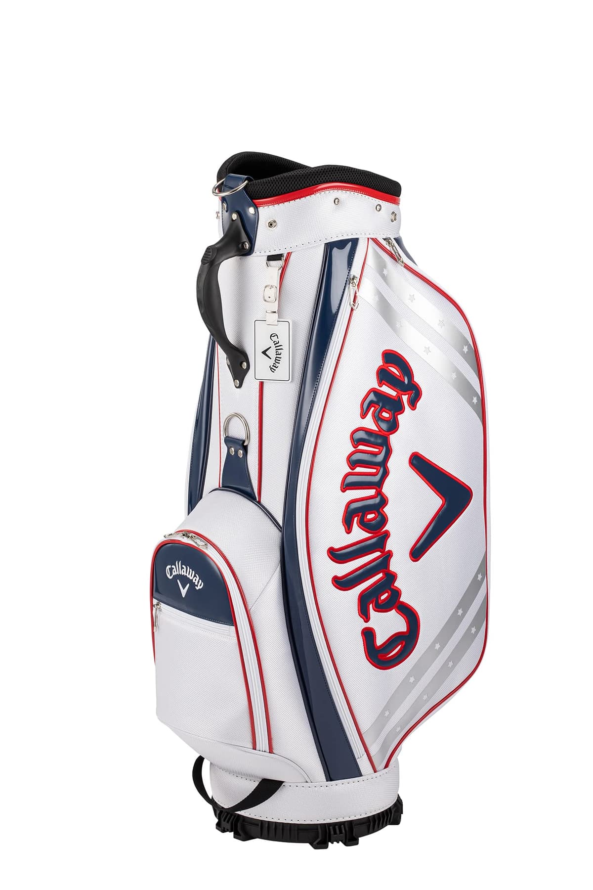 Callaway CRT Sport WHT/NVY/RED 23 Bolsa de golf tipo carrito 9.0, 47" - Blanco/Azul Marino/Rojo 5123237