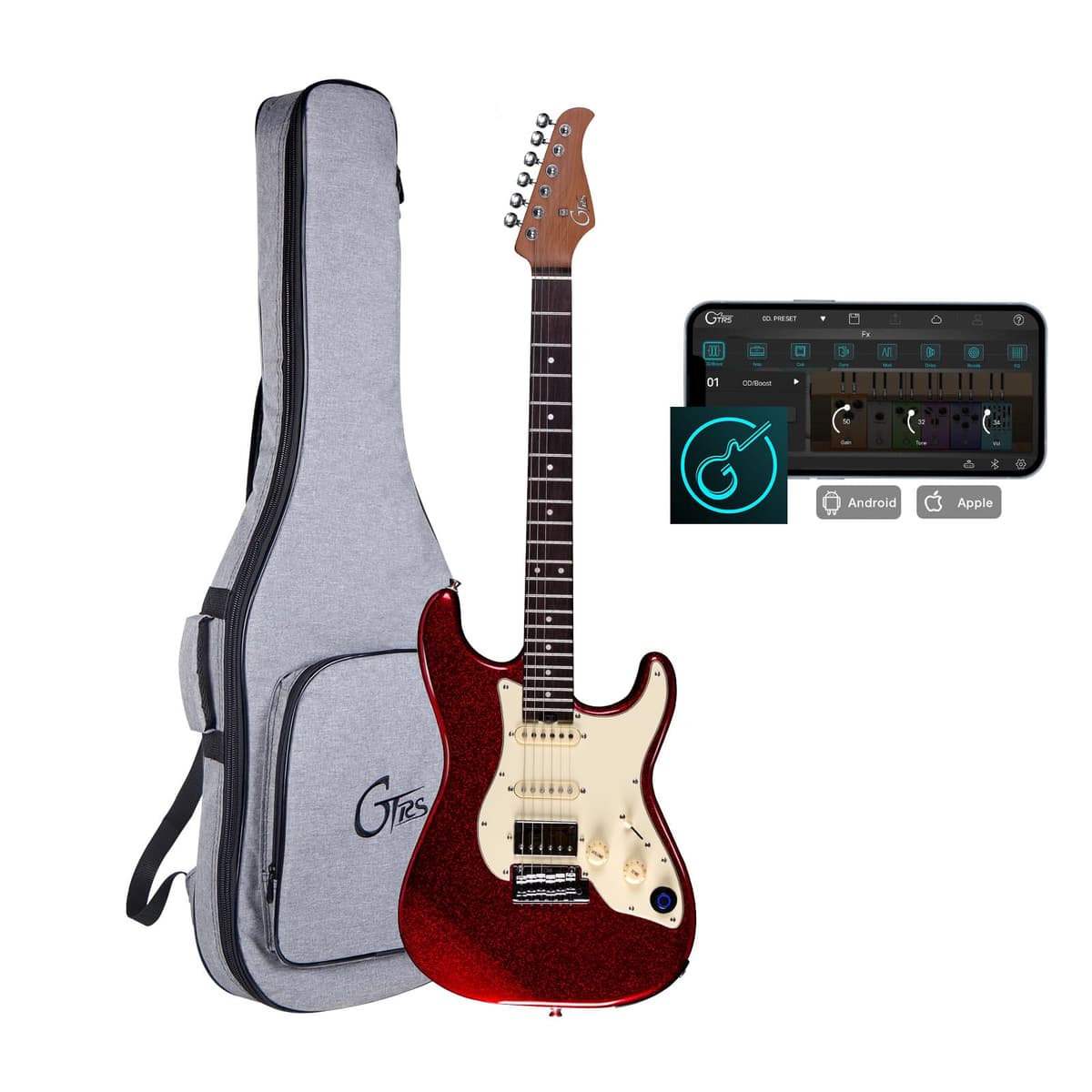 GTRS S800 Smart Electric Guitar Kit con Sistema de Efectos y App integrada