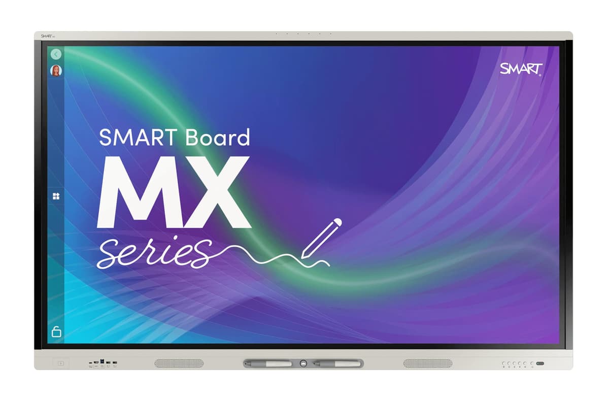SMART Board MX086-V4 Pantalla Interactiva IQ de 86 pulgadas para Educación y Empresas SBID-MX286-V4