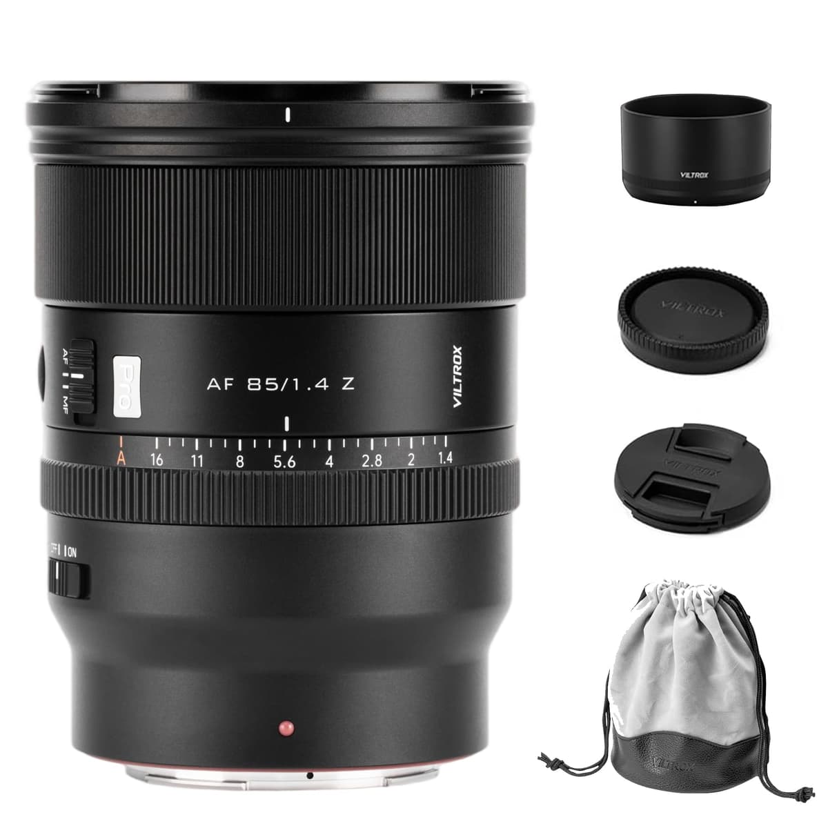 VILTROX AF 85 mm f/1.4 lente full frame para Nikon Z, lente de autoenfoque 85 mm f/1.4 para cámaras con montura Nikon Z Zfc Z50 Z5 Z6 Z7 Z8 Z9 Z7 Mark II AF 27mm F2.8-White