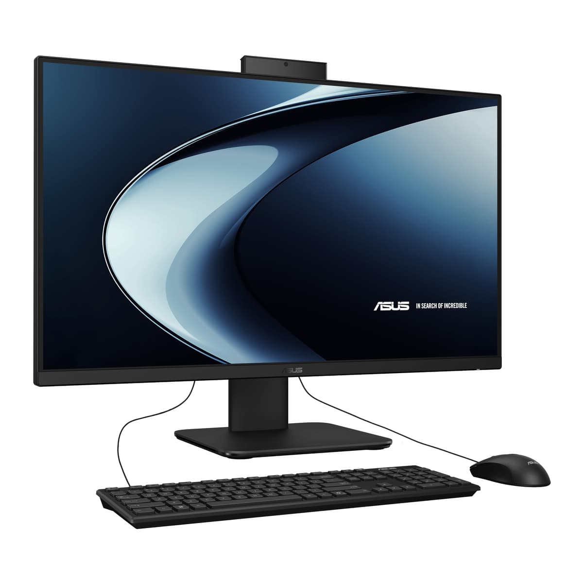 ASUS V470 Todo-en-Uno, pantalla táctil antirreflejo FHD de 27”, 16GB DDR5 RAM, SSD de 1TB, procesador Intel Core i5-13420H, Windows 11 Home, teclado y mouse con cable incluidos, V470VA-MS504T, negro