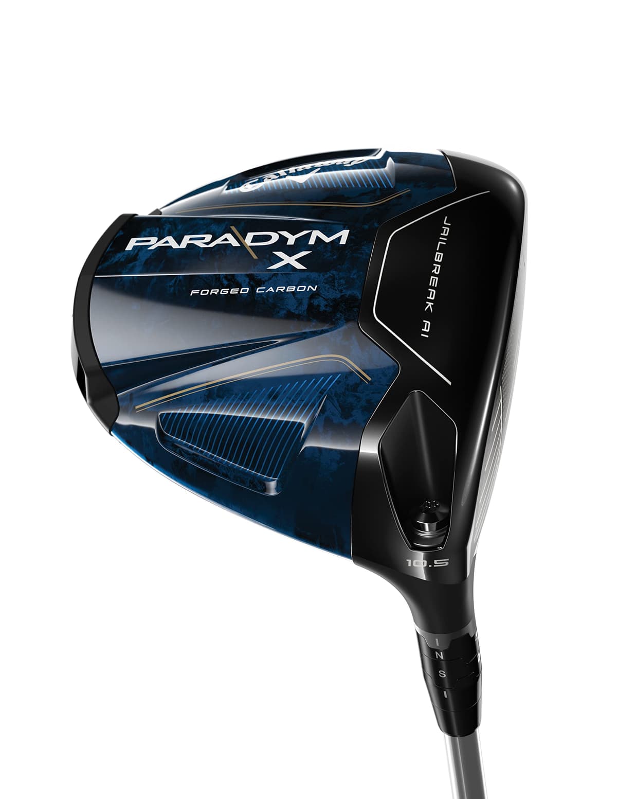 Callaway Paradym X Driver 2023, zurdo, 10.5°, grafito, Standard 4H781541I200